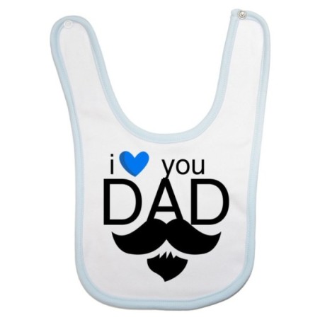 Bavaglino neonato i love you dad