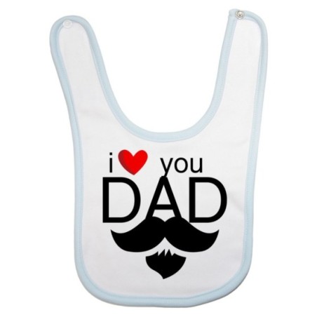 Bavaglino neonato i love you dad Per il papà