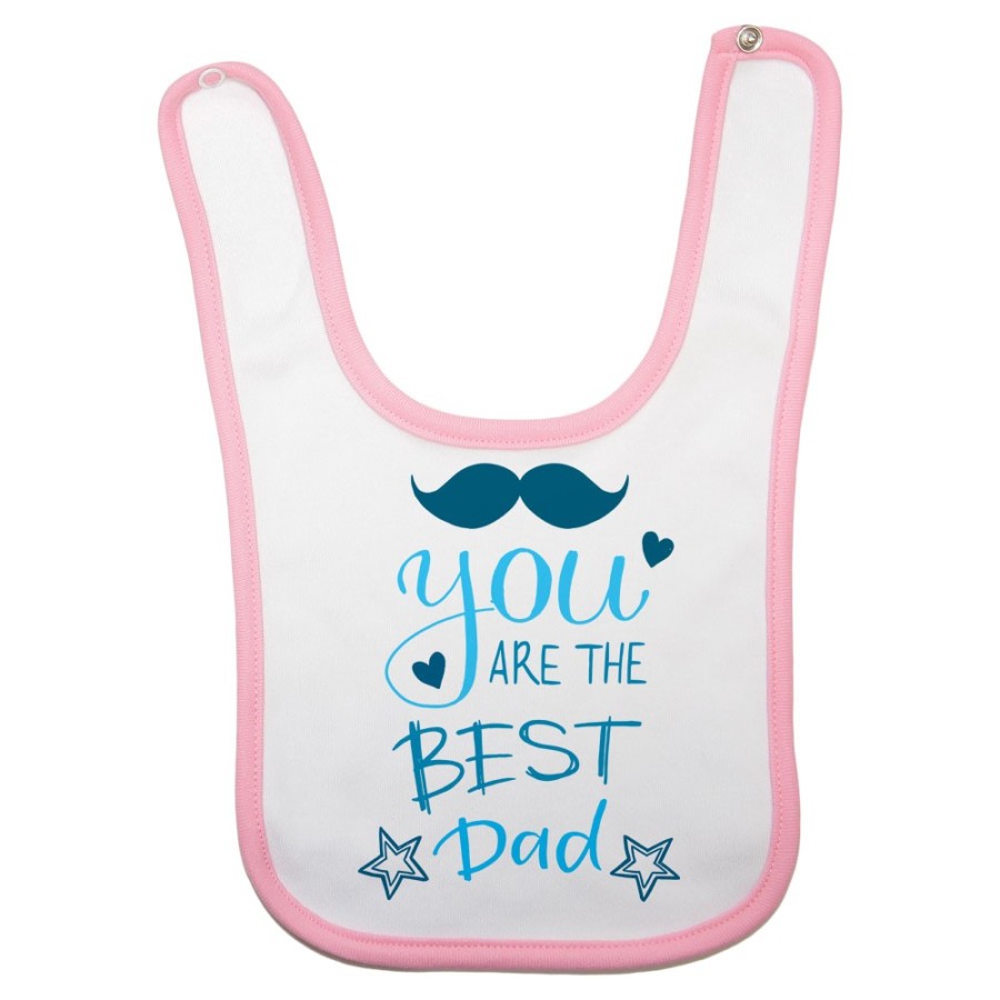 Bavaglino neonato you are the best dad mustache Per il papà