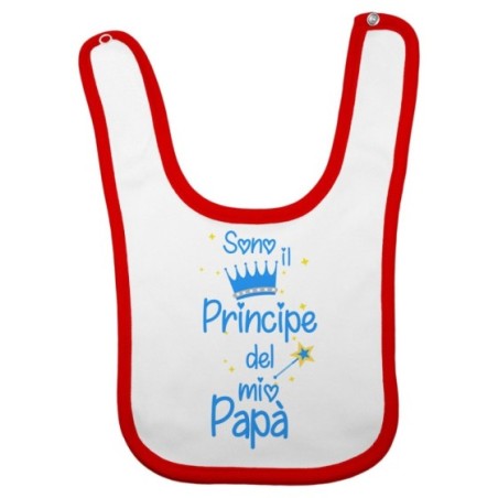 Bavaglino neonato sono il principe la principessa del mio...