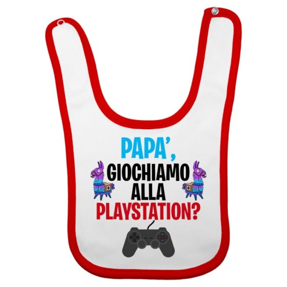 Bavaglino neonato papà giochiamo alla playstation Per il papà