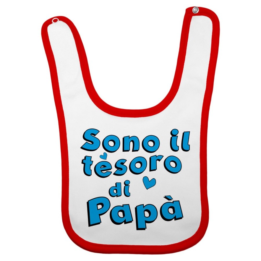 Bavaglino neonato sono il tesoro di papà Per il papà