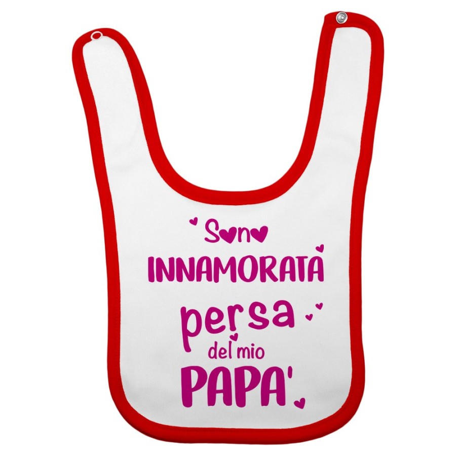 Bavaglino neonata sono innamorata persa del mio papà Per il papà