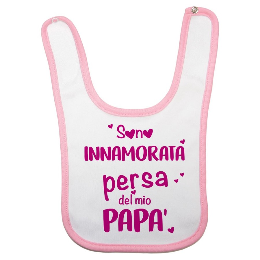 Bavaglino neonata sono innamorata persa del mio papà Per il papà