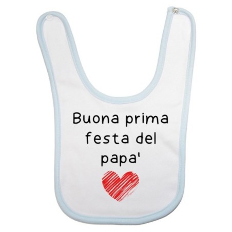 Bavaglino neonato buona prima festa del papà Per il papà