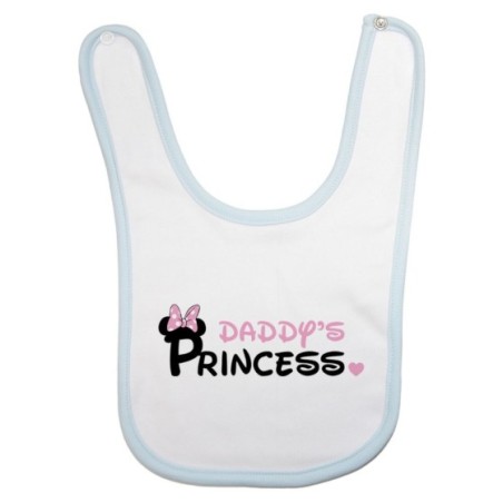 Bavaglino neonato daddy's pince princess mickey Per il papà