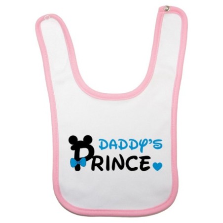 Bavaglino neonato daddy's pince princess mickey Per il papà