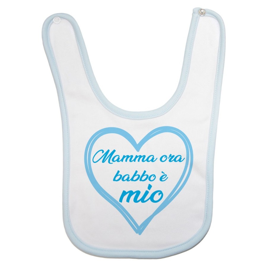 Bavaglino neonato mamma ora babbo è mio Per il papà