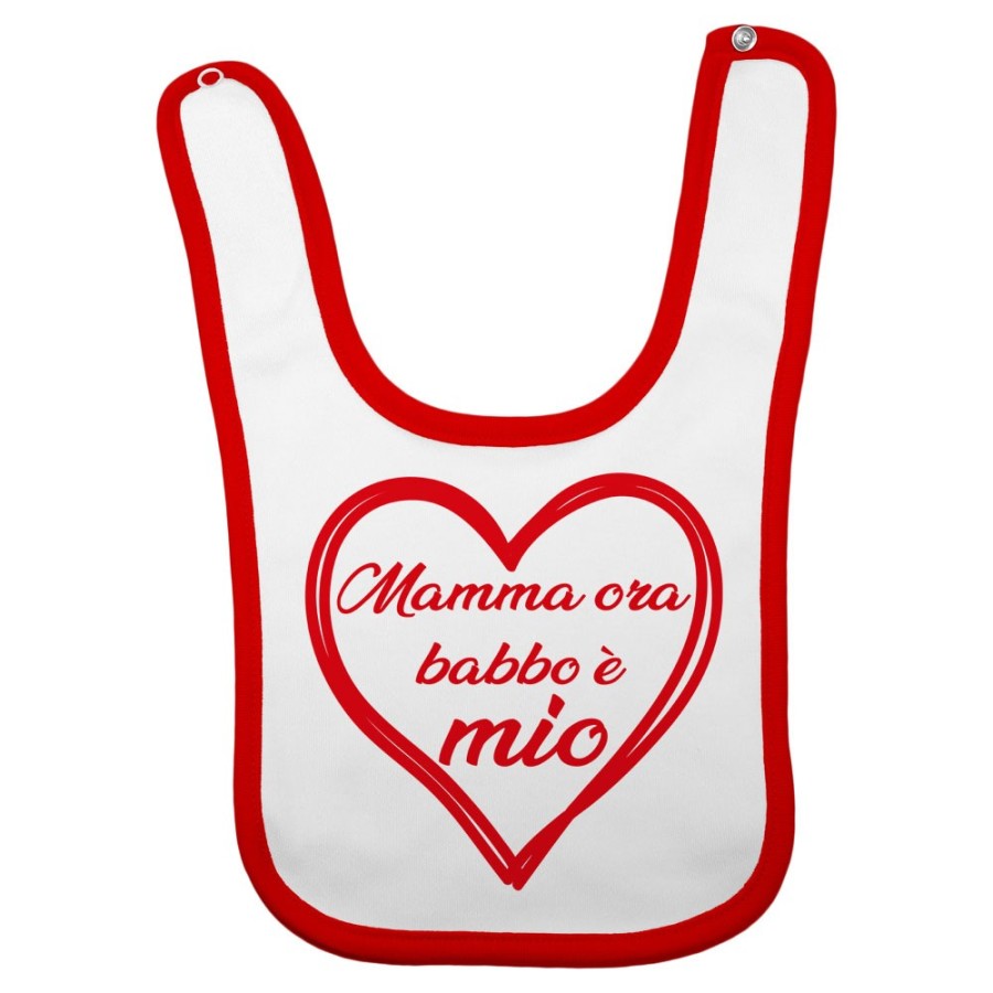 Bavaglino neonato mamma ora babbo è mio Per il papà
