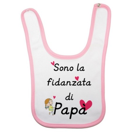 Bavaglino neonata sono la fidanzata di papà