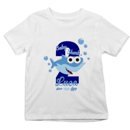 T-shirt bambino personalizzata con nome festa a tema baby...