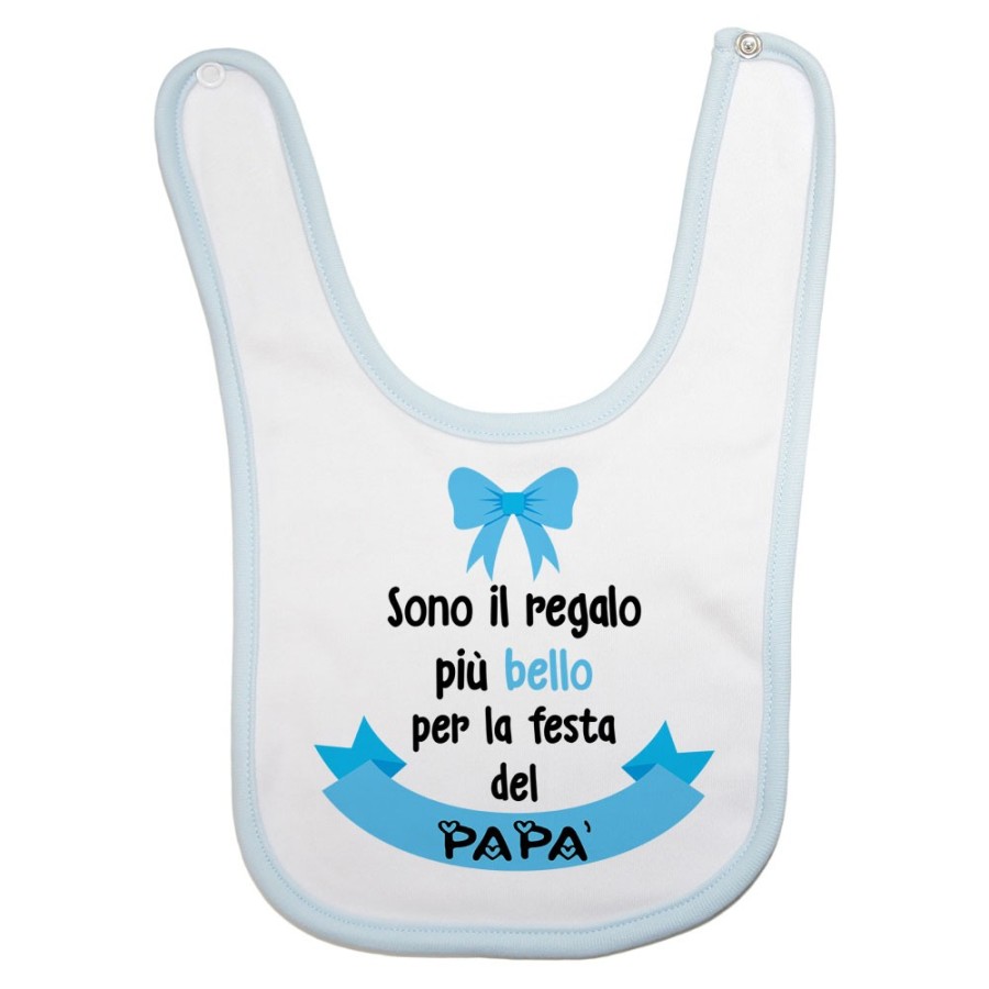 Bavaglino neonato sono il regalo più bello per la festa del papà Per il papà