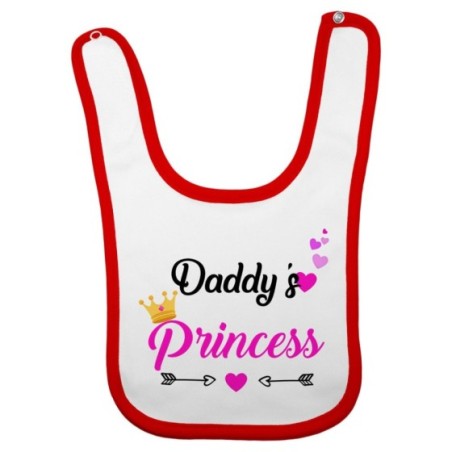 Bavaglino neonato daddy's prince princess Per il papà