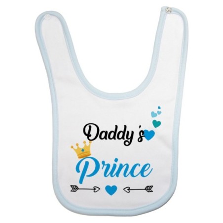 Bavaglino neonato daddy's prince princess Per il papà