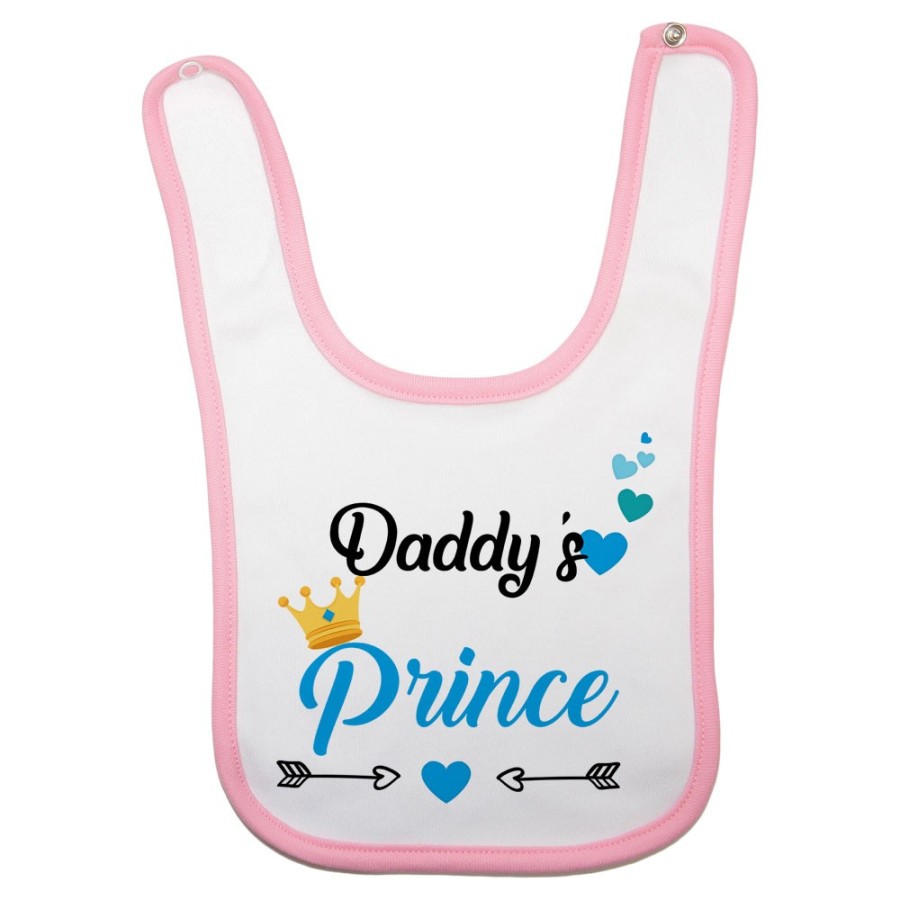 Bavaglino neonato daddy's prince princess Per il papà