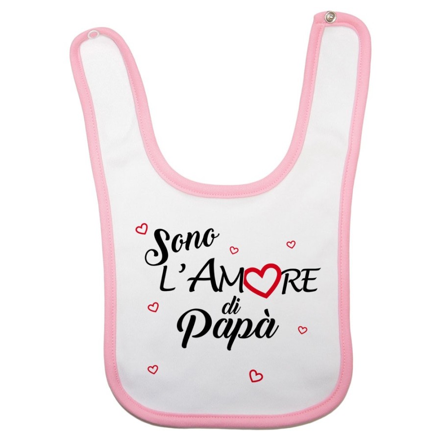 Bavaglino neonato sono l'amore di papà Per il papà