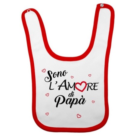 Bavaglino neonato sono l'amore di papà Per il papà