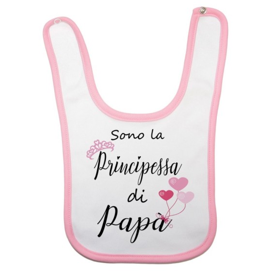Bavaglino neonata sono la principessa di papà Per il papà
