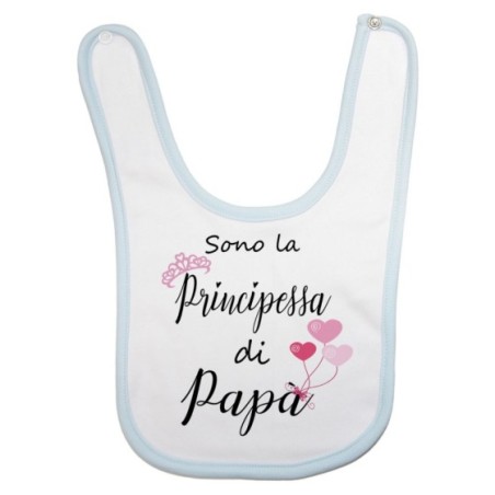 Bavaglino neonata sono la principessa di papà Per il papà