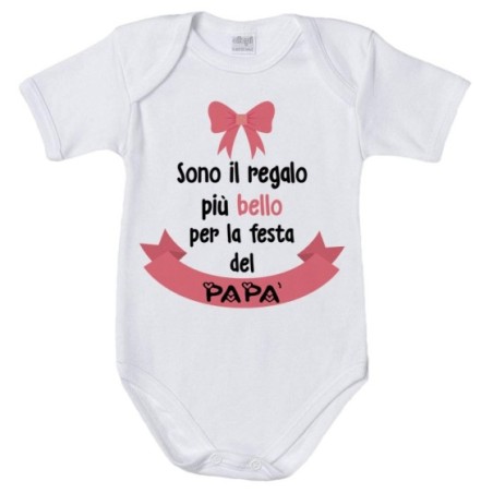 Body neonato sono il regalo più bello per la festa del papà