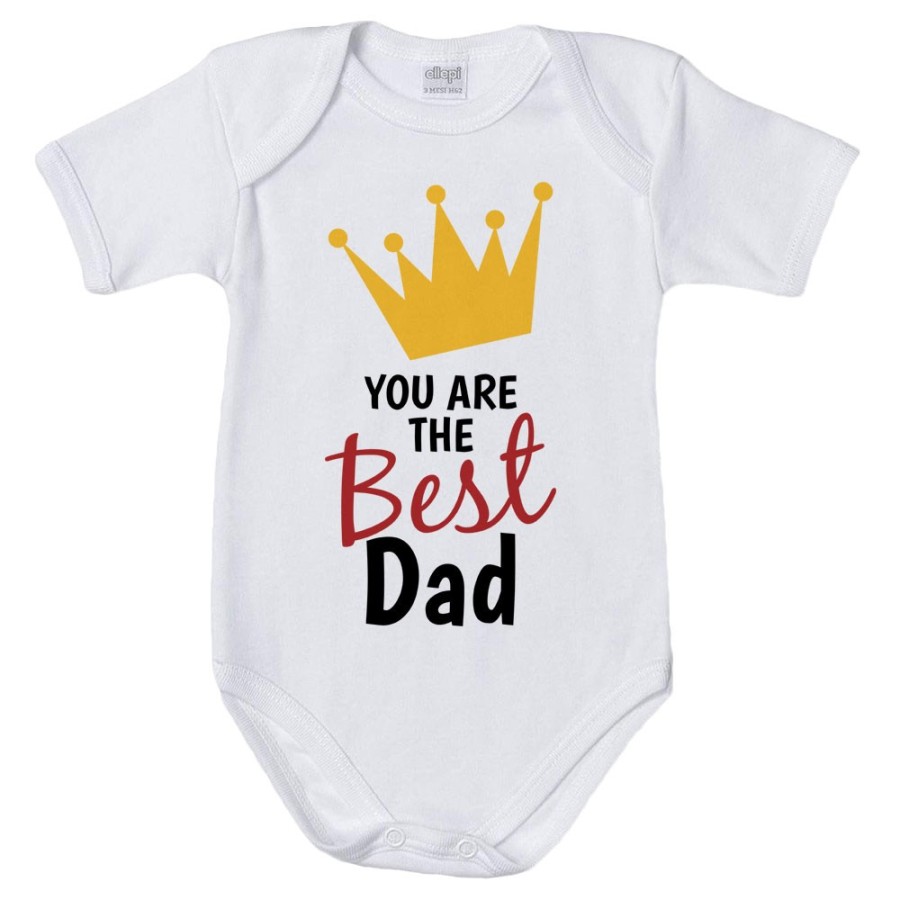 Body neonato you are the best dad Per il papà
