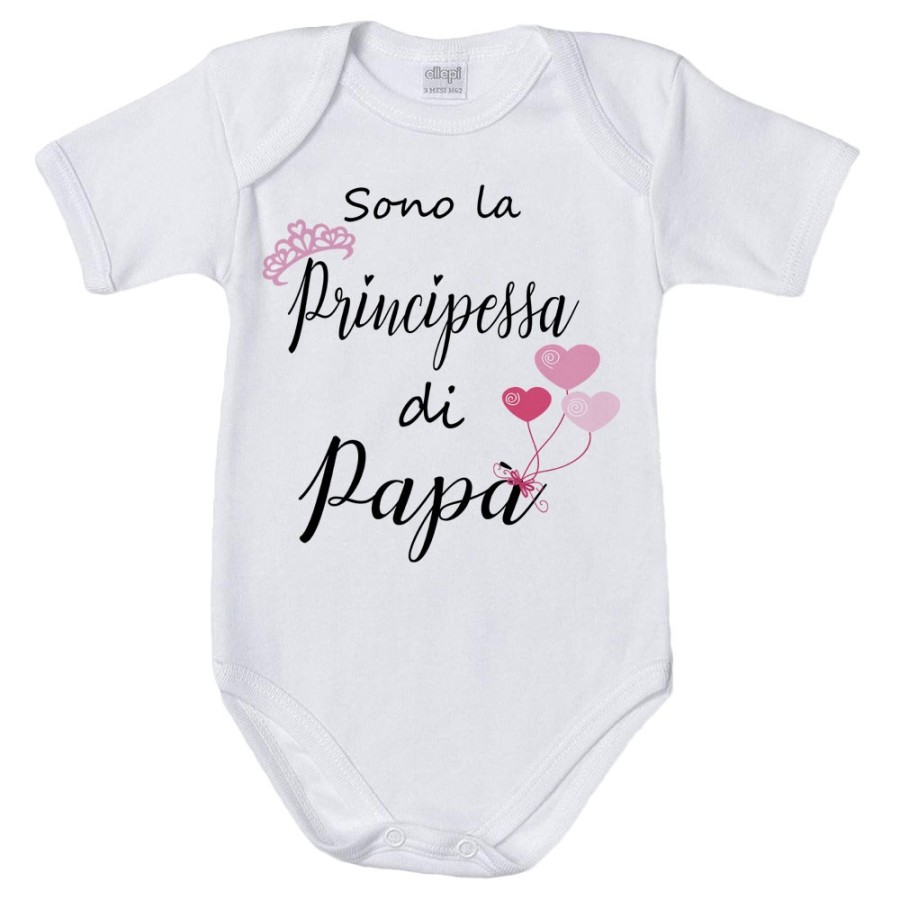 Body neonata sono la principessa di papà Per il papà