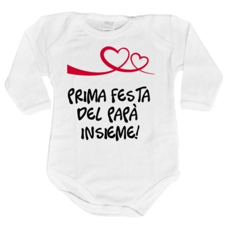 Body neonato prima festa del papà insieme
