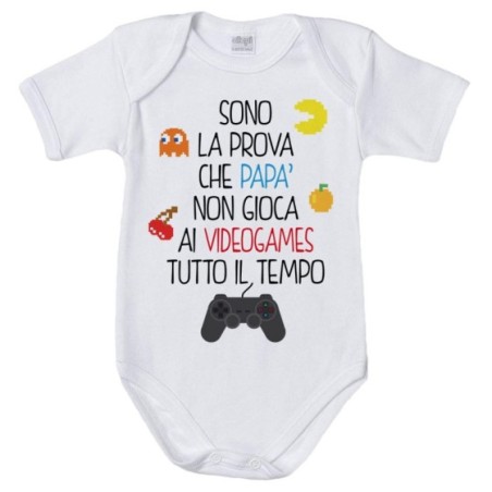 Body neonato sono la prova che papà non gioca ai...