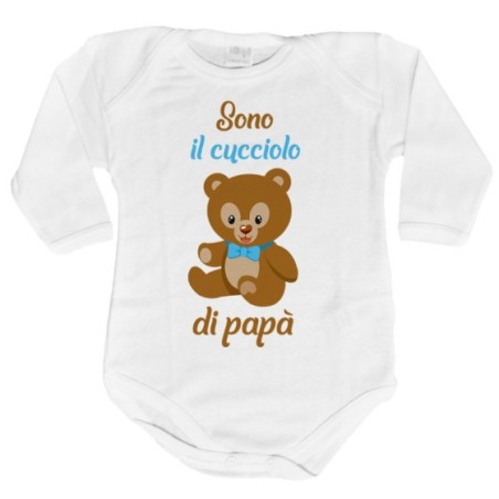 Body neonato sono il cucciolo di papà Per il papà