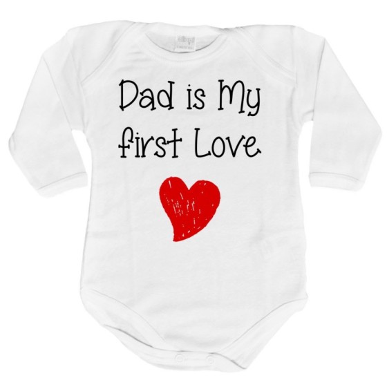 Body neonato dad is my first love Per il papà