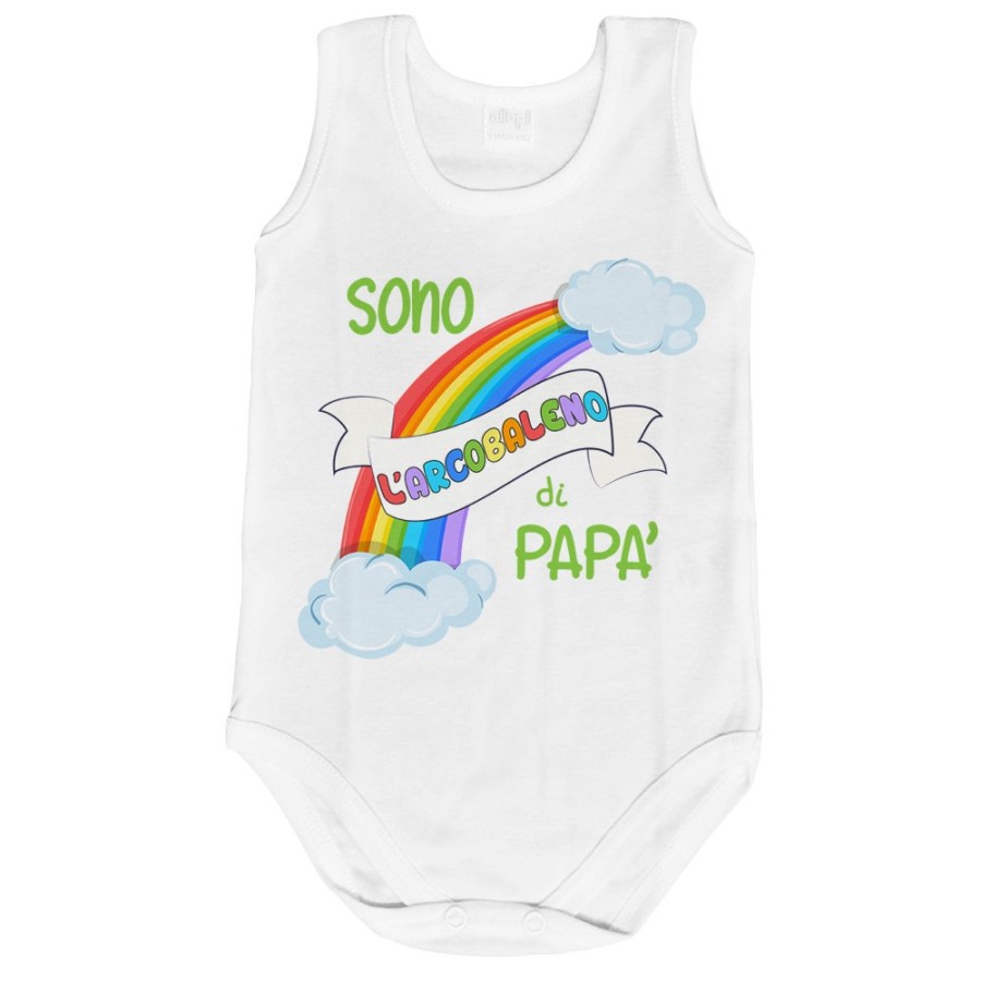 Body neonato sono l'arcobaleno di papà Per il papà