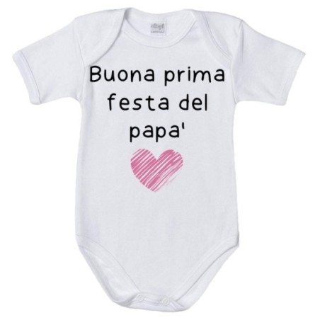 Body neonato buona prima festa del papà