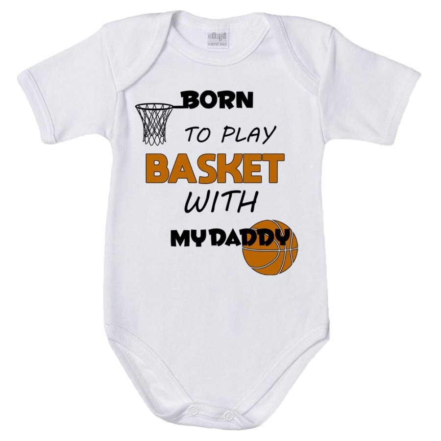 Body neonato born to play basket with my daddy Per il papà