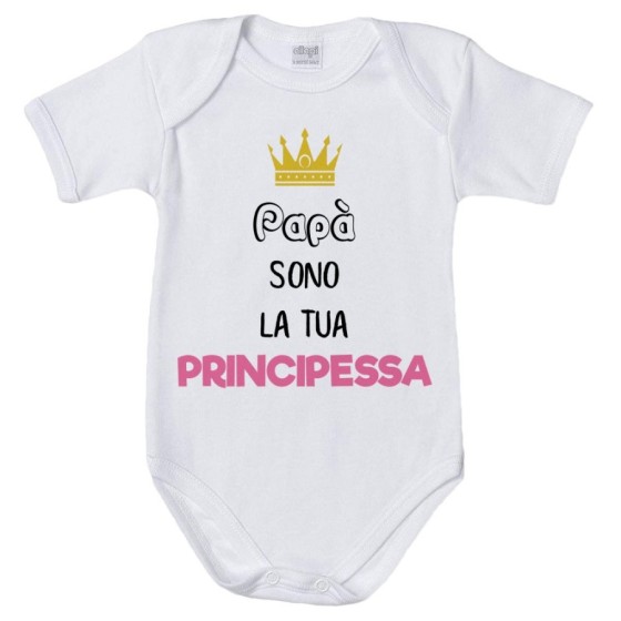 Body neonata papà sono la tua principessa Per il papà