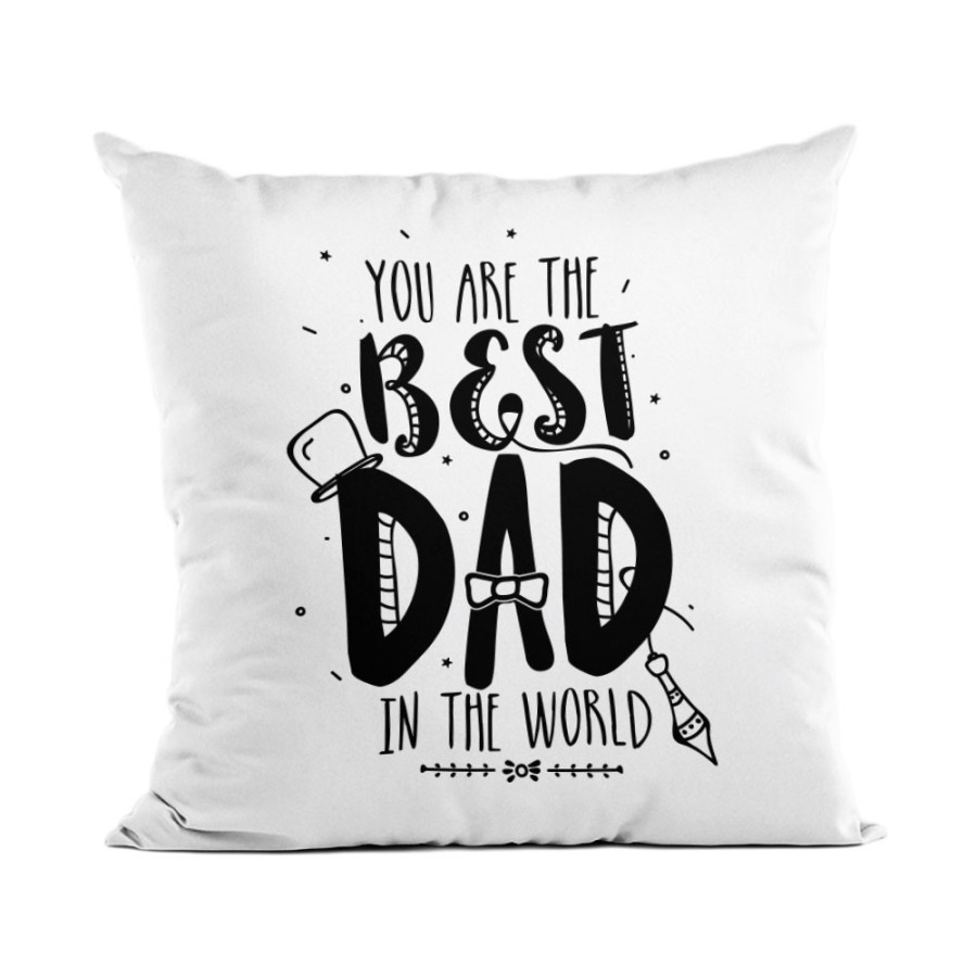 Cuscino the best dad in the world Per il papà