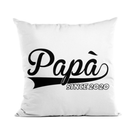 Cuscino con anno personalizzato papà since