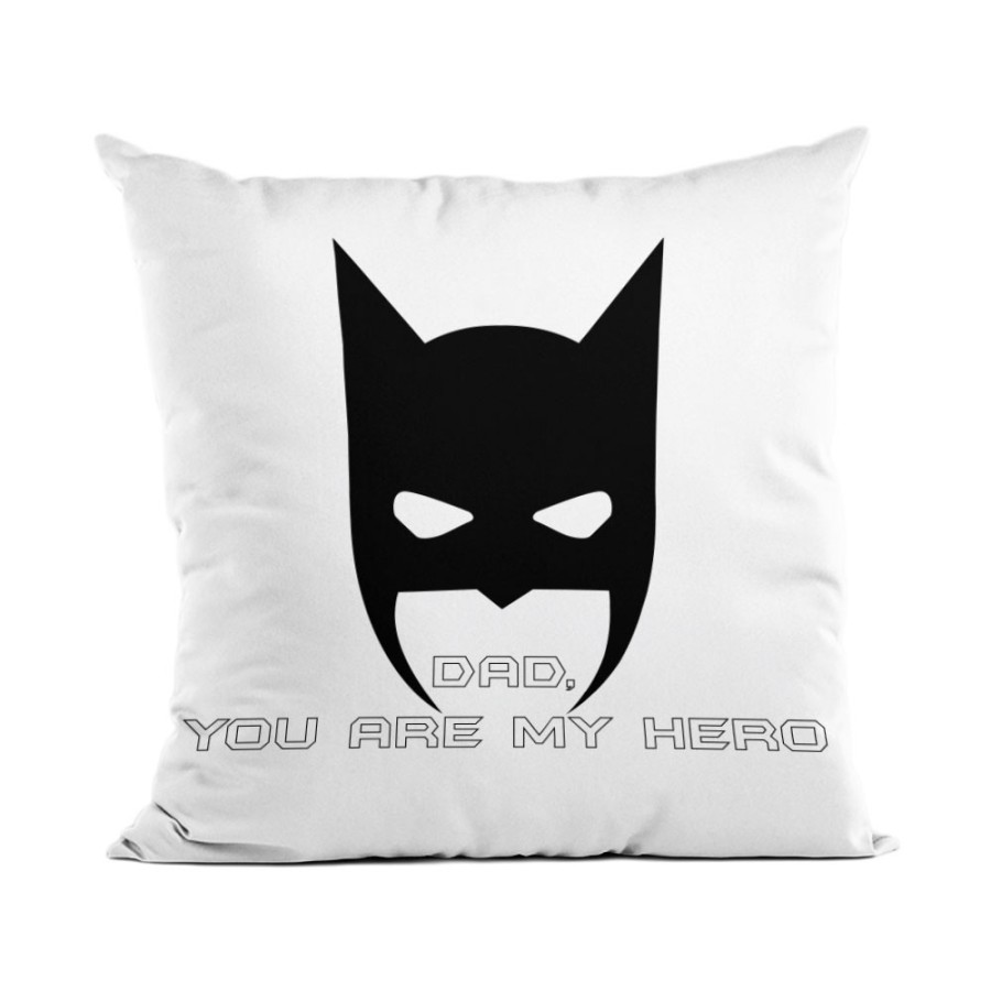 Cuscino dad you are my hero batman icon Per il papà