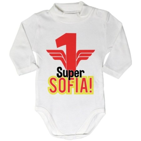 Body lupetto neonato personalizzato con nome festa a tema...