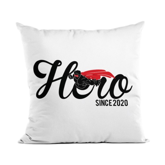 Cuscino con anno personalizzato hero since Per il papà