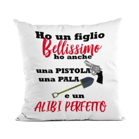 Cuscino ho un figlio bellissimo una figlia bellissima