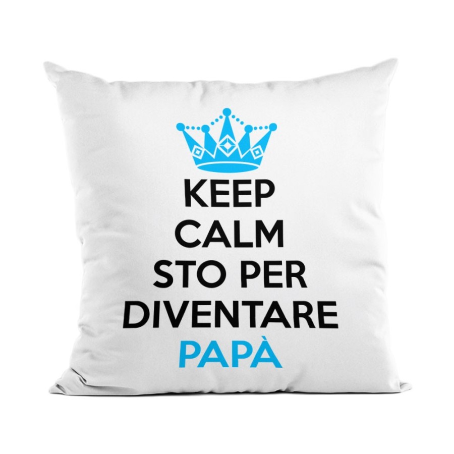 Cuscino keep calm sto per diventare papà Per il papà