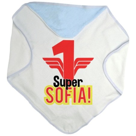 Accappatoio neonato personalizzato con nome festa a tema  wonderwoman Compleanno