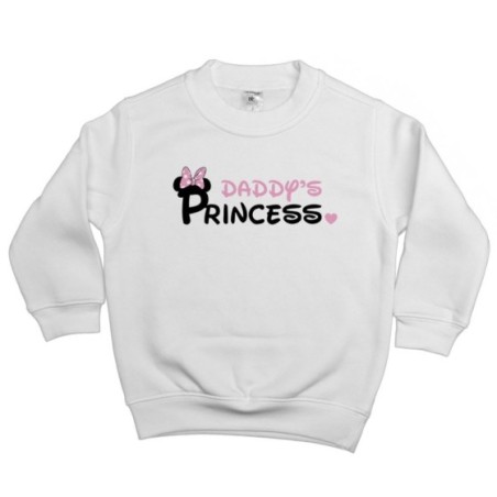 Felpa bambino daddy's pince princess mickey