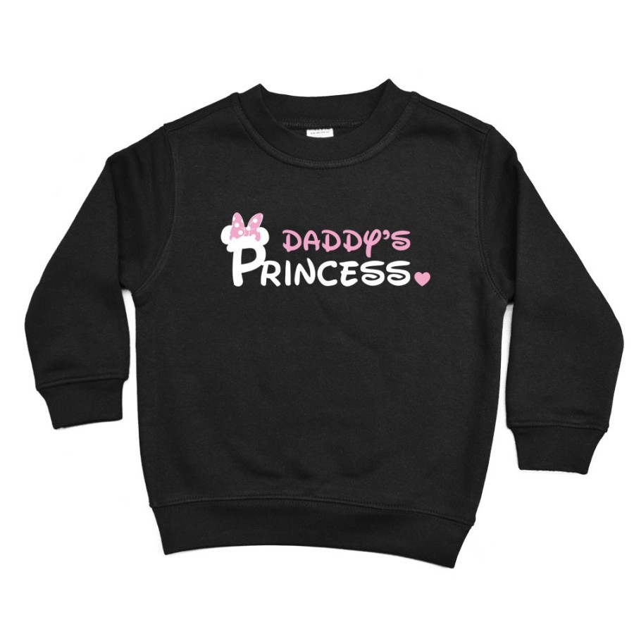 Felpa bambino daddy's pince princess mickey Per il papà