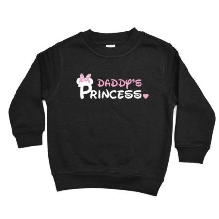 Felpa bambino daddy's pince princess mickey Per il papà
