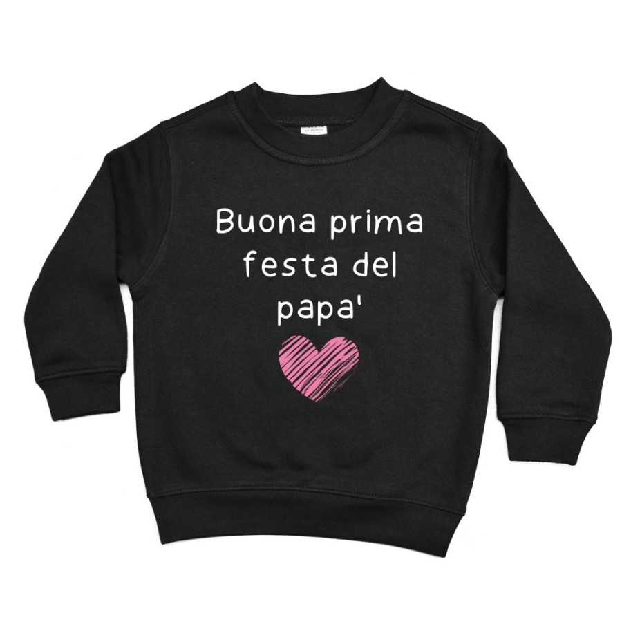Felpa bambino buona prima festa del papà Per il papà