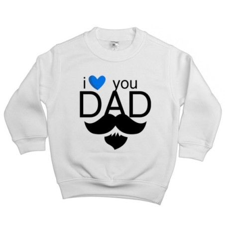 Felpa bambino i love you dad