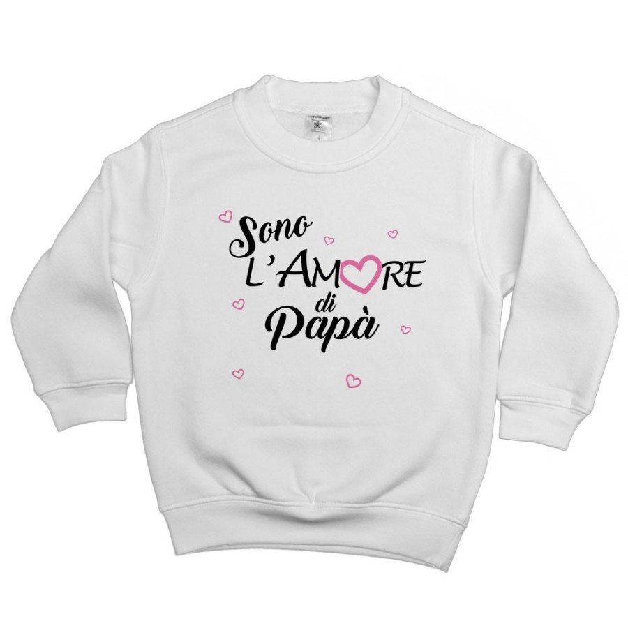 Felpa bambino sono l'amore di papà Per il papà