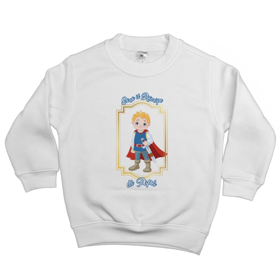 Felpa bambino sono il principe di papà Per il papà