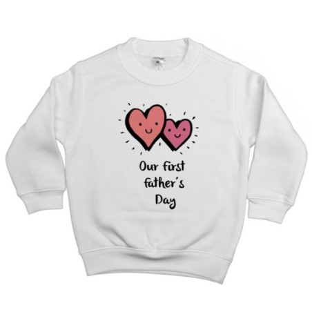Felpa bambino our first father's day